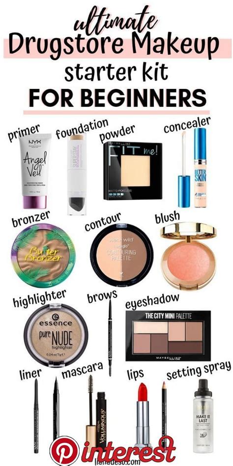 Make Up Produkte In 2020 Makeup Starter Kit Beginner Makeup Kit