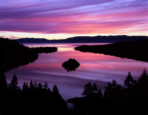 Emerald Bay Sunrise Reflection Lake Tahoe Photo By Large Format