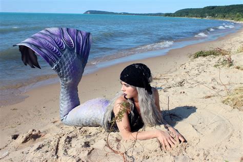 a mermaid washed up on the beach the waves were so strong — the magic crafter