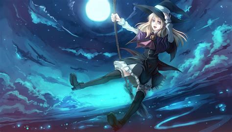 Anime Witch Wallpapers Top Free Anime Witch Backgrounds Wallpaperaccess