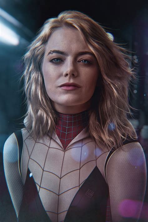 X Emma Stone As Gwen Stacy K IPhone IPhone S HD K Wallpapers Images Backgrounds