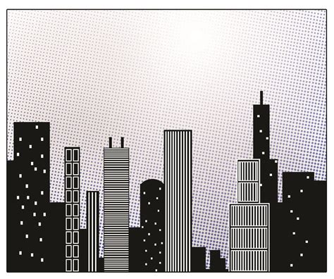 Astinmedia Comic Book Style Cityscape