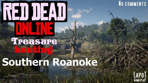 Red Dead Online Treasure Hunting Southern Roanoke Карта сокровищ