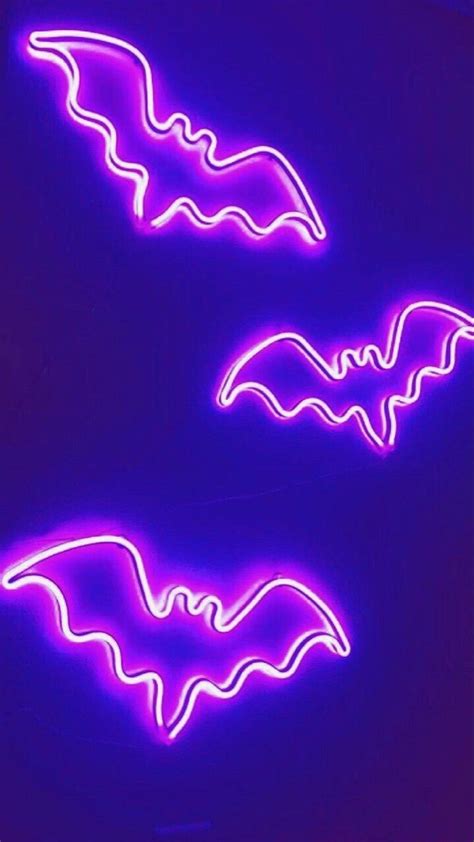 Neon Bat Sign Iphone Duvar Kağıtları Neon Tabelalar Arkaplan