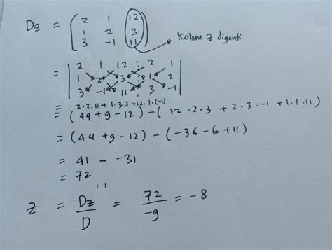 Cara Mencari Nilai X Dan Y Pada Matriks