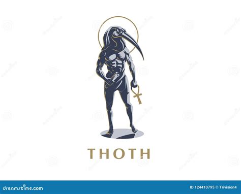 Thoth God Illustration Vector 207023471