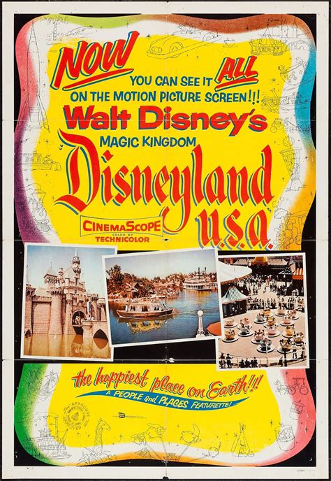 Pop Culture Safari Vintage Movie Poster Walt Disneys Magic Kingdom
