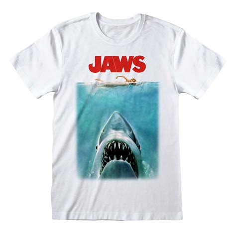 Jaws Poster Unisex T Shirt Toykoshi Quality Licensed