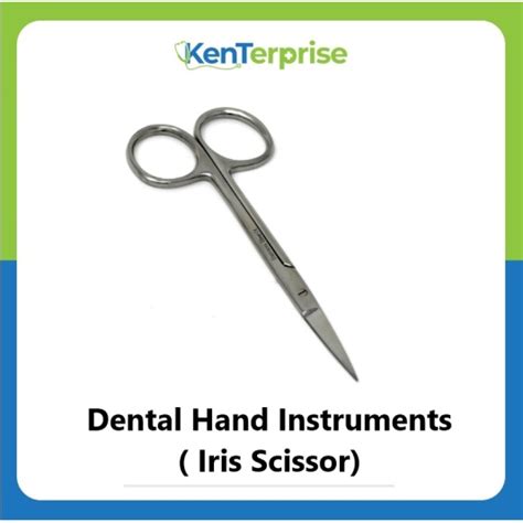Dental Instrument Iris Scissor Straight Curve Shopee Philippines
