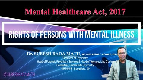 Rights Of Persons With Mental Illness Under The Mental Healthcare Act 2017 Of India 2020