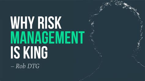 So, why is risk management important? Why risk management is king | Rob from Discovery Trading ...