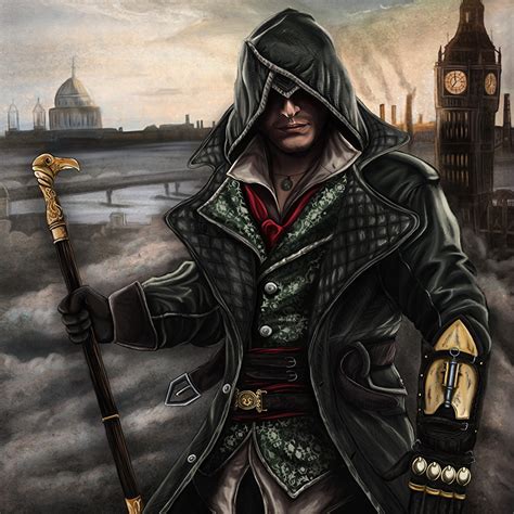 Picture Assassins Creed Syndicate Men Jacob Frye Vdeo Game Hood