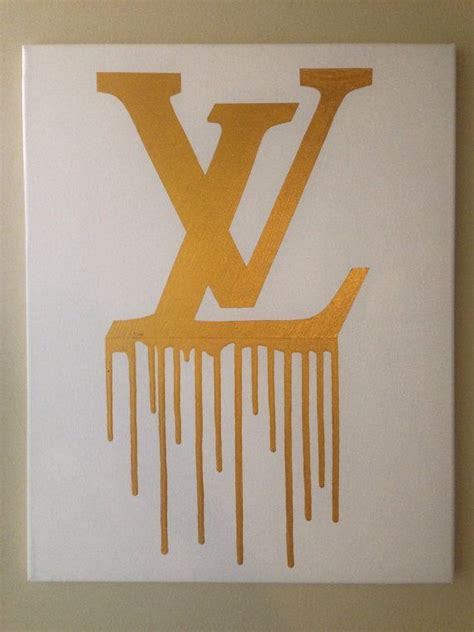 The canvas skin becomes the foundation for a painting and. Louis Vuitton Drip (16x20 Acrylic Painting) Louis Vuitton ...