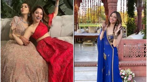 Tamannaah Bhatia Cuts A Pretty Picture As She Attends Pre Wedding