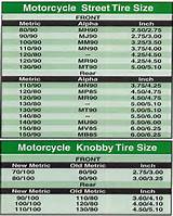Tire Size Motorcycle Photos