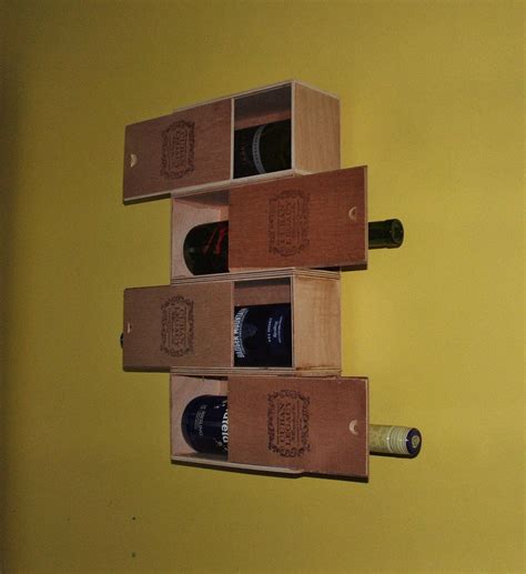 Cuban Cigar Box Wine Rack Recycled And Repurposed Home Décor Cigar