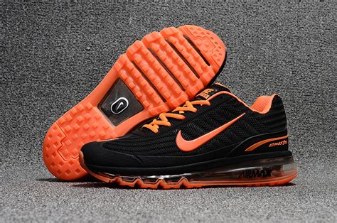 Nike Air Max 360 Kpu Running Shoes Men Black Orange 310908 008 Sepsale