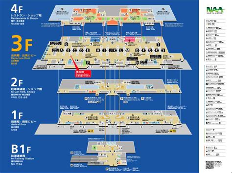 Narita Airport Map English