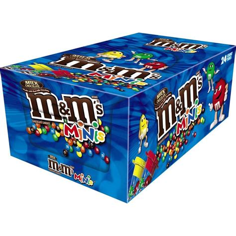 144 Packs Mandms Milk Chocolate Minis Size Candy 177 Ounce Tube