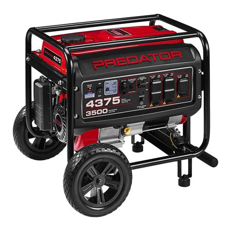 4375 Watt Gas Powered Portable Generator With Co Secure Technology
