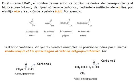 11 QuÍmica Recurso Sitio Web Nomenclatura De ácidos Carboxílicos