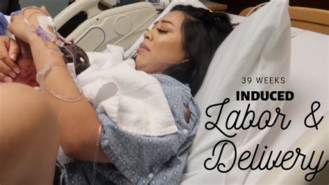 My Official Labor And Natural Delivery Live Vlog Emotional 39 Week Induction Youtube