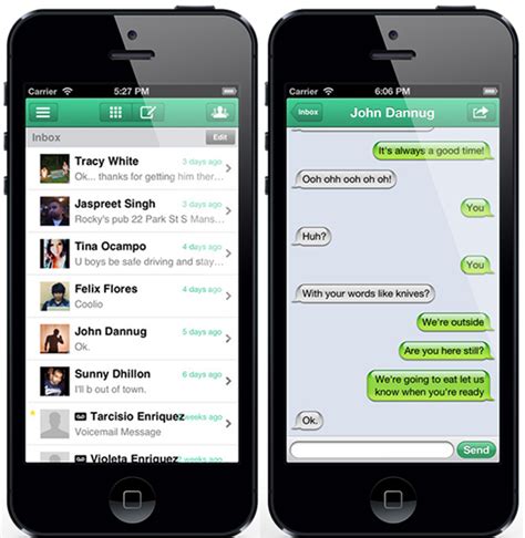 It works on smartphones and computers, and syncs across your devices so your voicemail, transcribed google voice provides advanced voicemail transcriptions that you can read in the app and/or have sent to your email. gMessage Is A Feature Rich Google Voice Client For iPhone ...