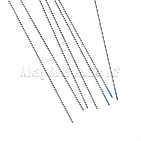 10Pcs Set TIG Welding Tungsten Electrodes 2 Lanthanated 040 X6 Blue