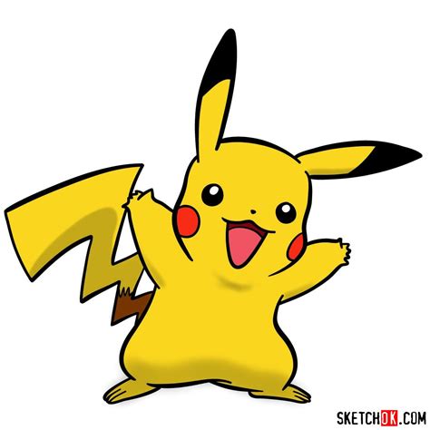 How To Draw Pikachu Attacking