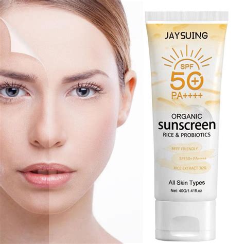 Crema Solar Blanqueadora Para El Cuerpo Y La Cara Crema Protectora