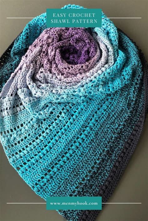 Make Your Own Crochet Triangle Shawl With This Beginner Pdf Pattern