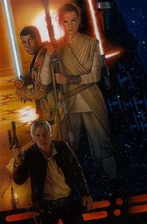 Fashion And Action The Force Awakens D23 Expo Promo Poster By Drew