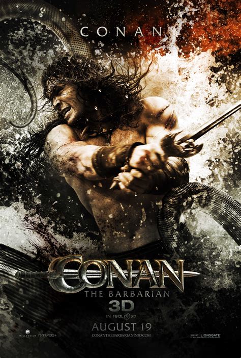 Conan The Barbarian Movie Poster Jason Momoa Conan The Barbarian