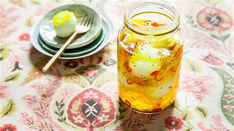 Turmeric Pickled Eggs Sbs Food
