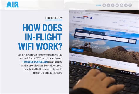 Limited offer until end of month. How does in-flight WiFi work? - Airport Industry Review ...