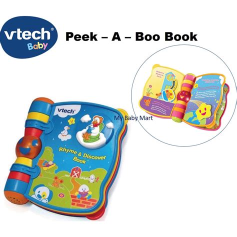 Vtech Peek A Boo Book Blue Pink 3 24 Months Shopee Malaysia