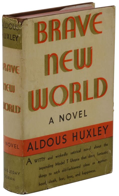 Brave New World By Huxley Aldous Near Fine 1932 First American