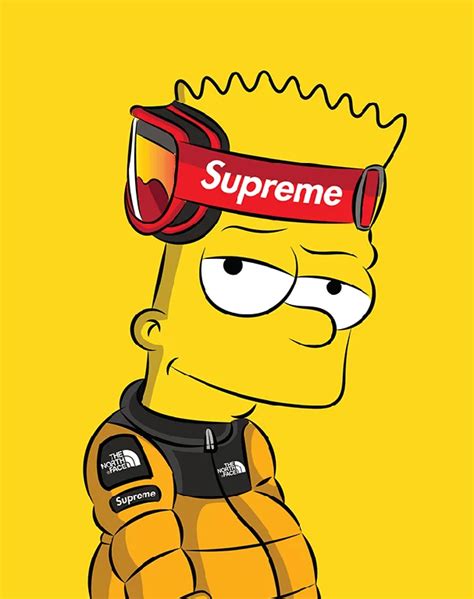 Bart Simpson Supreme Png Images Pngwing Vlrengbr