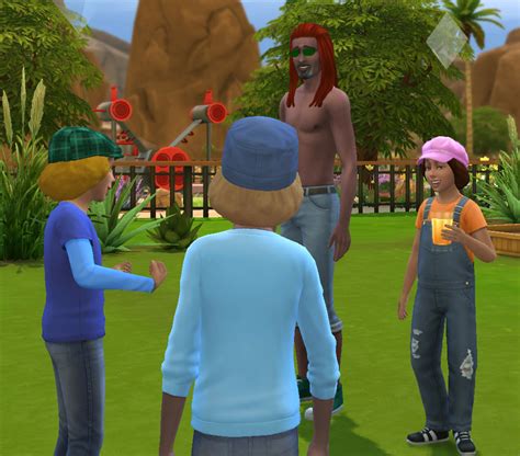 Mod The Sims Big Afro For Small People Childrens Conversion Both
