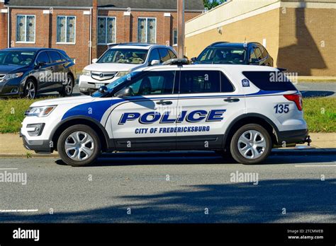 Fredericksburg Va Police Department Vehicle Stock Photo Alamy