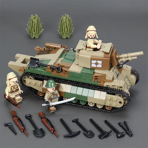 Ww2 Japanese Army 89 Ifv Tank Soldiers Building Toy