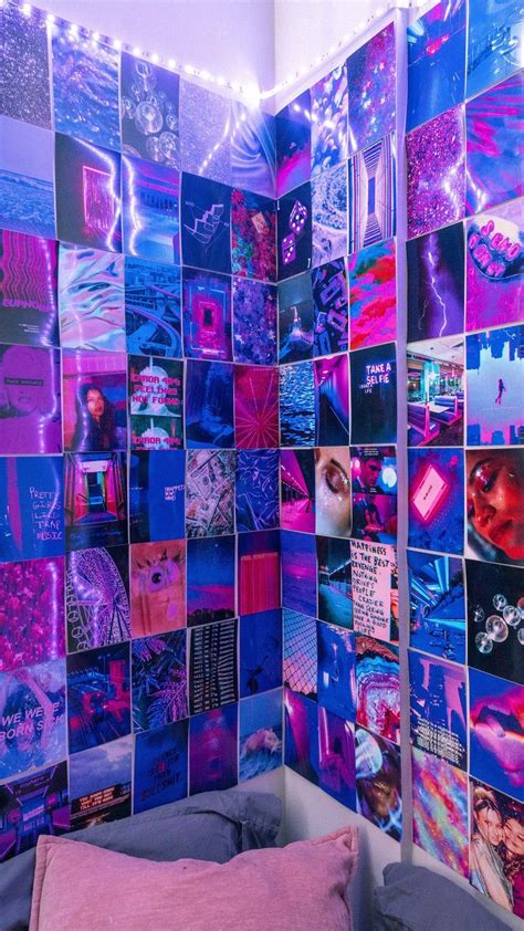 Euphoria Aesthetic Wall Collage Kit Purple Room Decor Etsy Purple