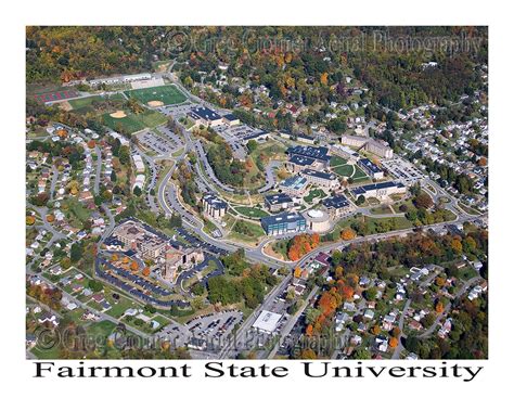 Aerial Photo Of Fairmont State University West Virginia America From