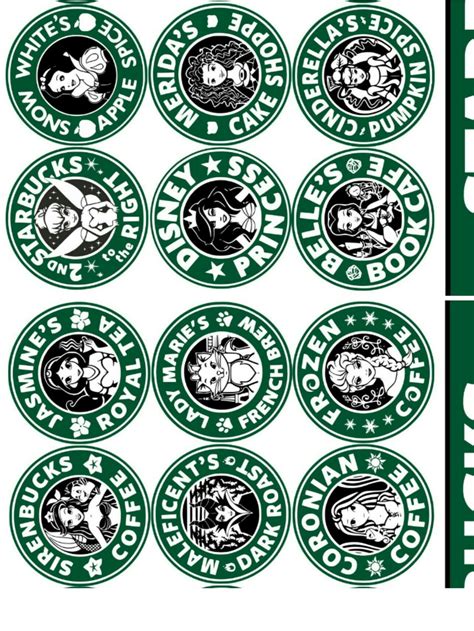 Printable Starbucks Cup Label