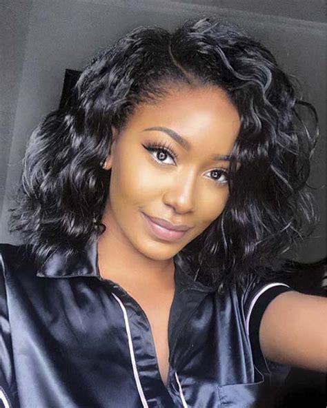 Give them a touch of beautiful body with some fresh waves. Curly wigs|Human hair wigs|short wigs|Lace Front Wig Body ...