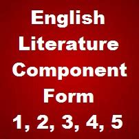 Bachelor of arts in english language and literature. English : Novel + Literature Tingkatan 1, 2, 3, 4, 5 ...