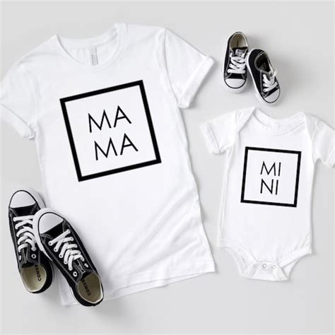 Mommy And Me Outfits Mama And Mini Shirts Mini Me Shirt Etsy