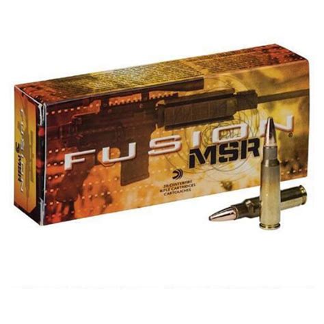 Federal Fusion Msr 68 Spc 90 Grain Bsbt 20 Rounds 668829 68