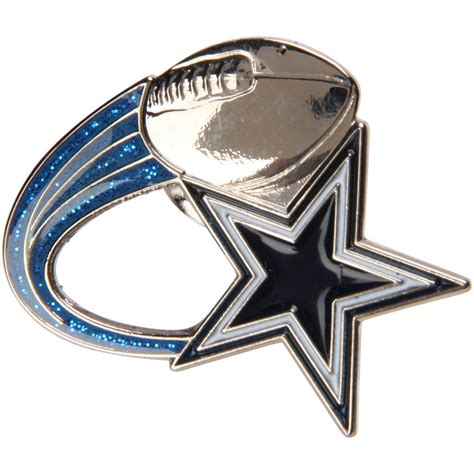 Dallas Cowboys Glitter Trail Nfl Pin
