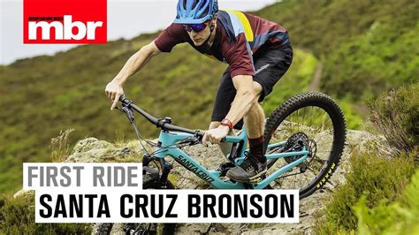 Santa Cruz Bronson First Ride Mountain Bike Rider Youtube